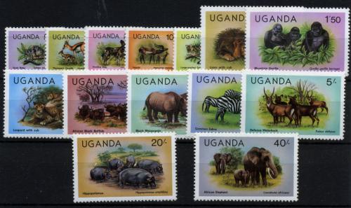 Uganda nº 226/39. Fauna.