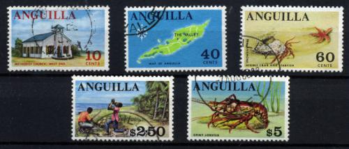 Anguilla nº 7,11/12,14/15.