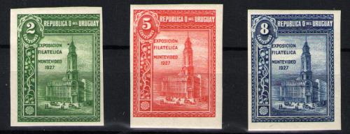 Uruguay nº 331/33. Año 1927