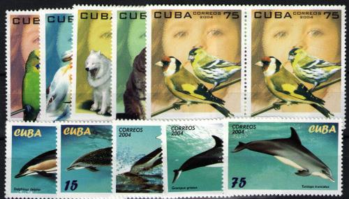 Cuba nº 4176/80 y 4194/98