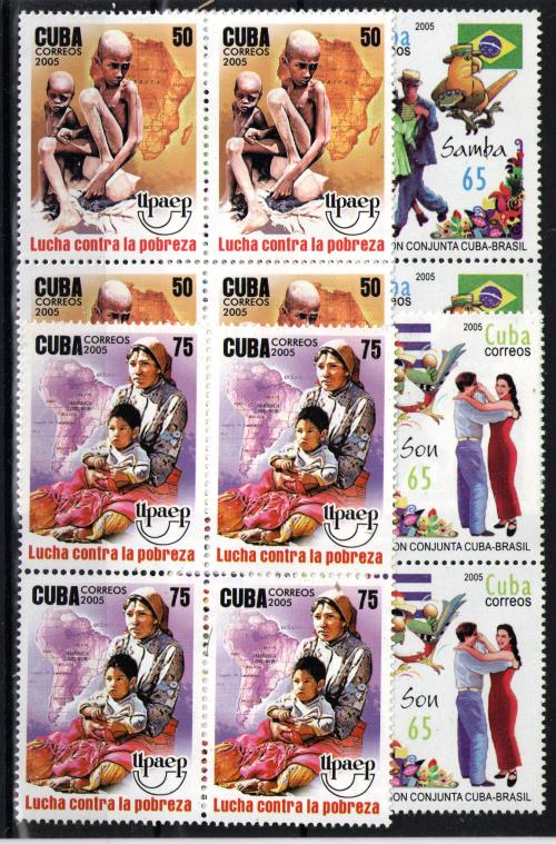 Cuba nº 4268/69 y 4279/80