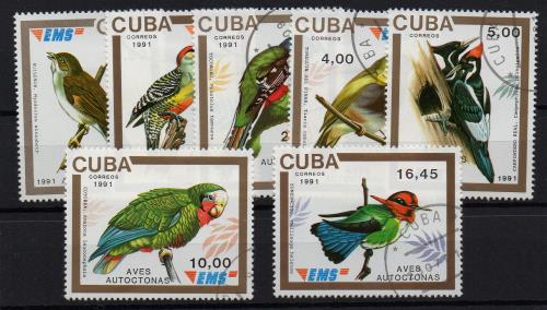Cuba. Yvert Nº 3133/9. Pájaros.