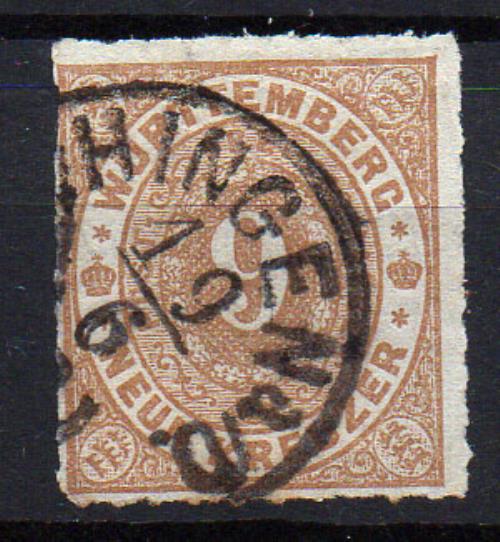 Württemberg nº 40. Año 1869