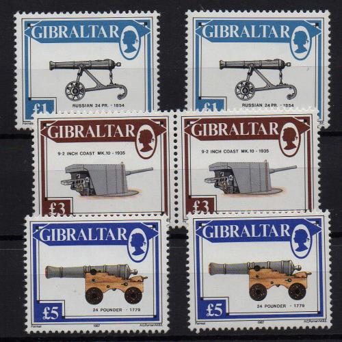 Gibraltar. Yvert Nº 546/8.