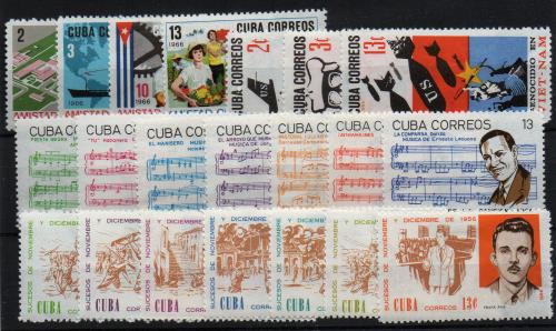 Cuba. Yvert Nº 1036/9**,1040/56*.