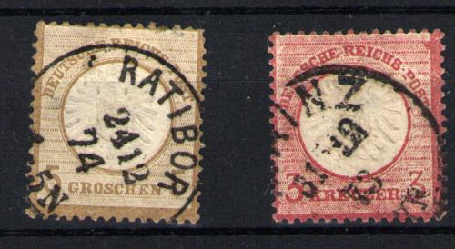 Alemania Imperio nº 19 y 22