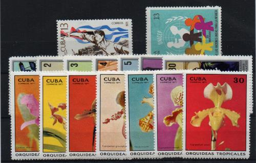 Cuba. Yvert Nº 1487/94,1499/505,1539.