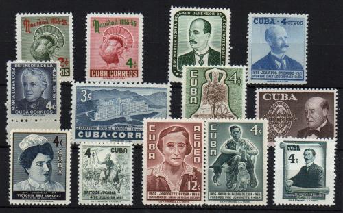 Cuba. Yvert Nº 414/5,431/2,443/4,448,454,456/9.