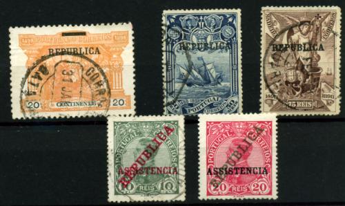 Portugal nº 186,188,200 y 204/5