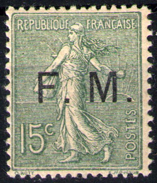 Francia nº 3 (Franquicias Militares) nº 3. Años 1901-1904