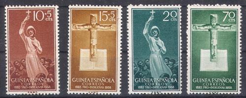 GUINEA ESPAÑOLA Nº 384/387