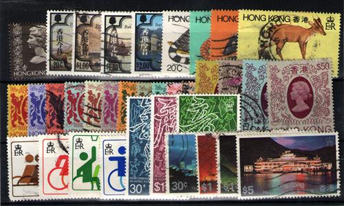Hong Kong nº 373/404,409/11. Años 1981/83