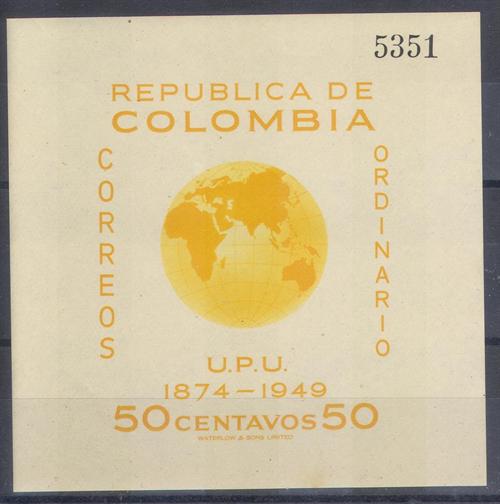 COLOMBIA Nº HB-04 (sin dentar)