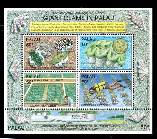 Palau (Hoja Bloque) nº 10. Año 1991